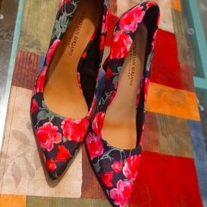 Floral woman shoes